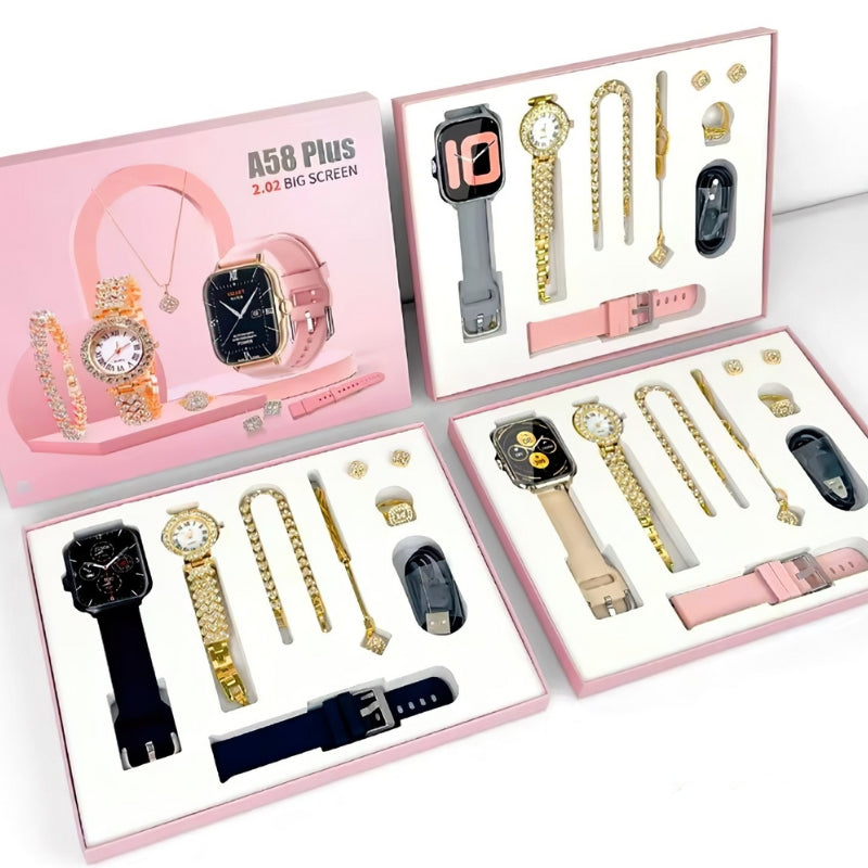 ChronosWatch A58 - Coffret cadeau 8 en 1 💎 