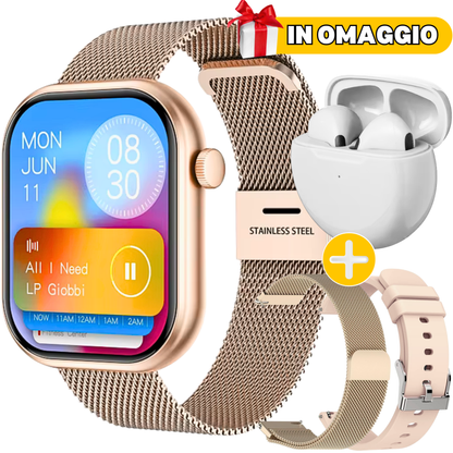 ChronosWatch GT20 + 2 bracelets + écouteurs sans fil GRATUITS🎁